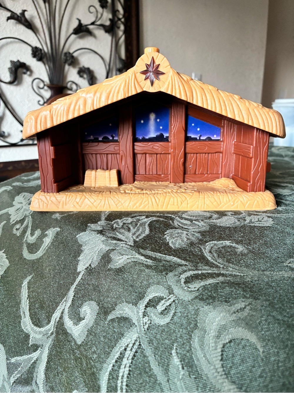 Fisher Price Little People Christmas Nativity Manger Only Star Music Works